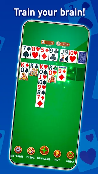 Solitaire: Classic Card Game (Клондайк Солитер)  [МОД Меню] Screenshot 2