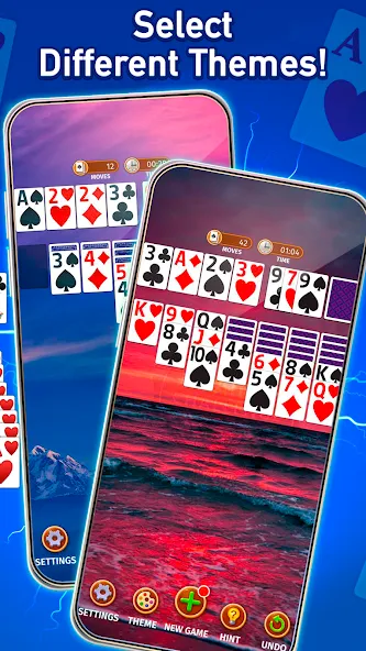 Solitaire: Classic Card Game (Клондайк Солитер)  [МОД Меню] Screenshot 4