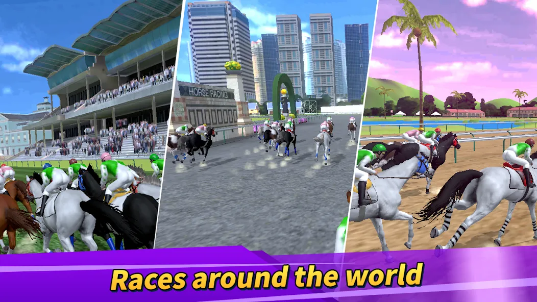 Derby Life : Horse racing (Дерби Лайф)  [МОД Бесконечные деньги] Screenshot 1