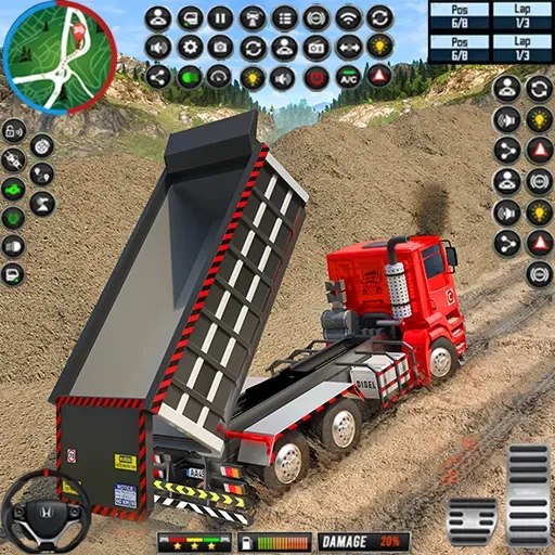 Cargo Truck Driving Truck Game (Ойл трек геймс симулятор 3D)  [МОД Бесконечные деньги] Screenshot 1