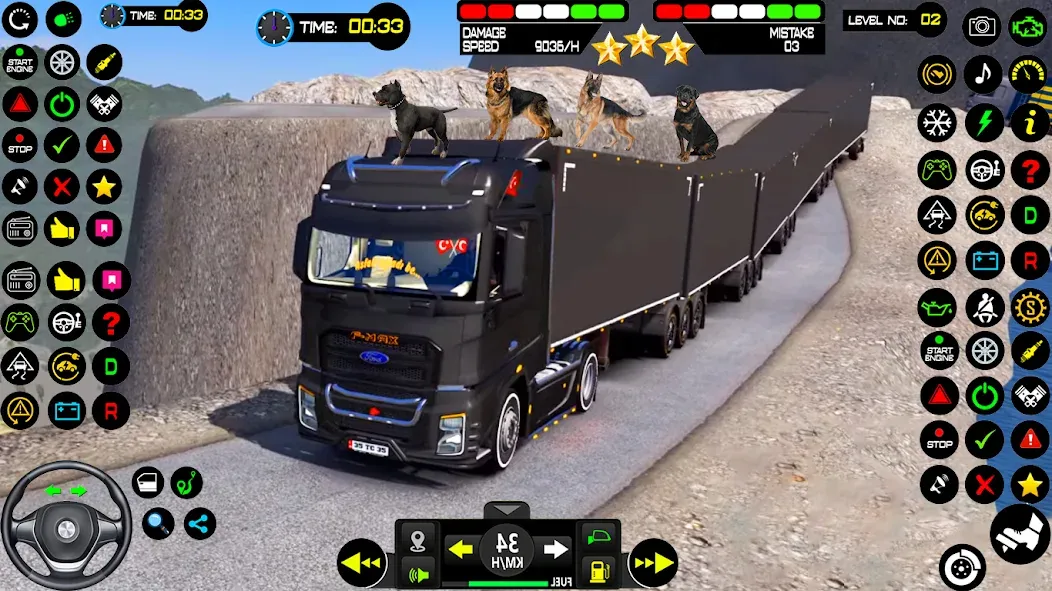 Cargo Truck Driving Truck Game (Ойл трек геймс симулятор 3D)  [МОД Бесконечные деньги] Screenshot 2