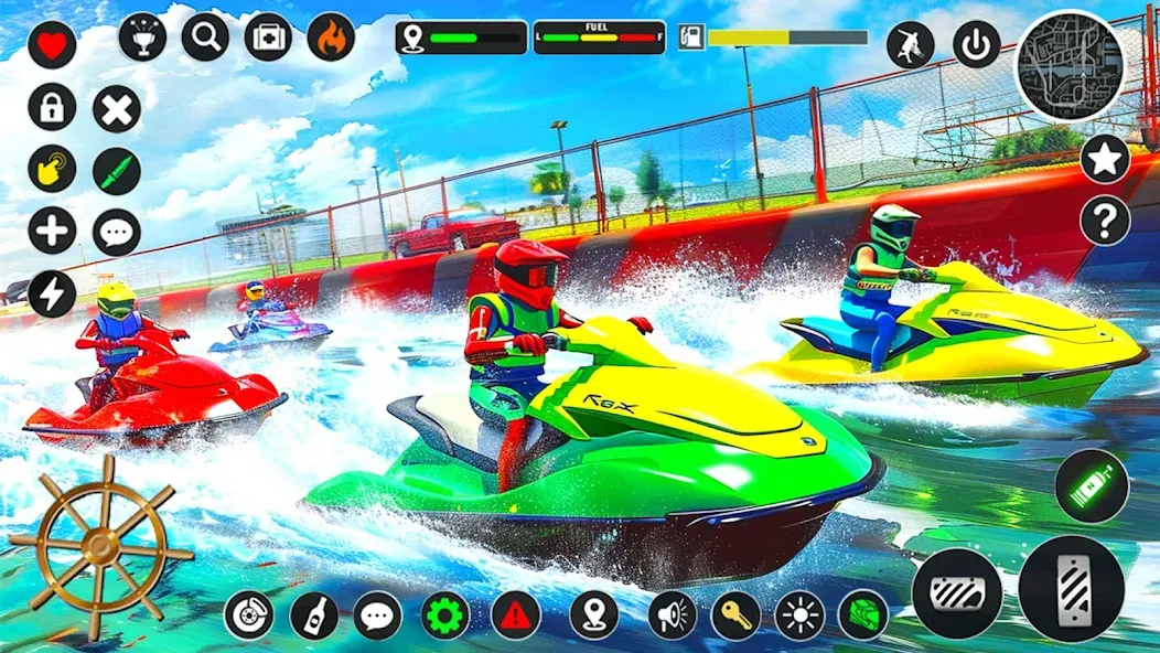 Jetski Boat Racing: Boat Games (Джетски Гонки на лодках)  [МОД Unlimited Money] Screenshot 2