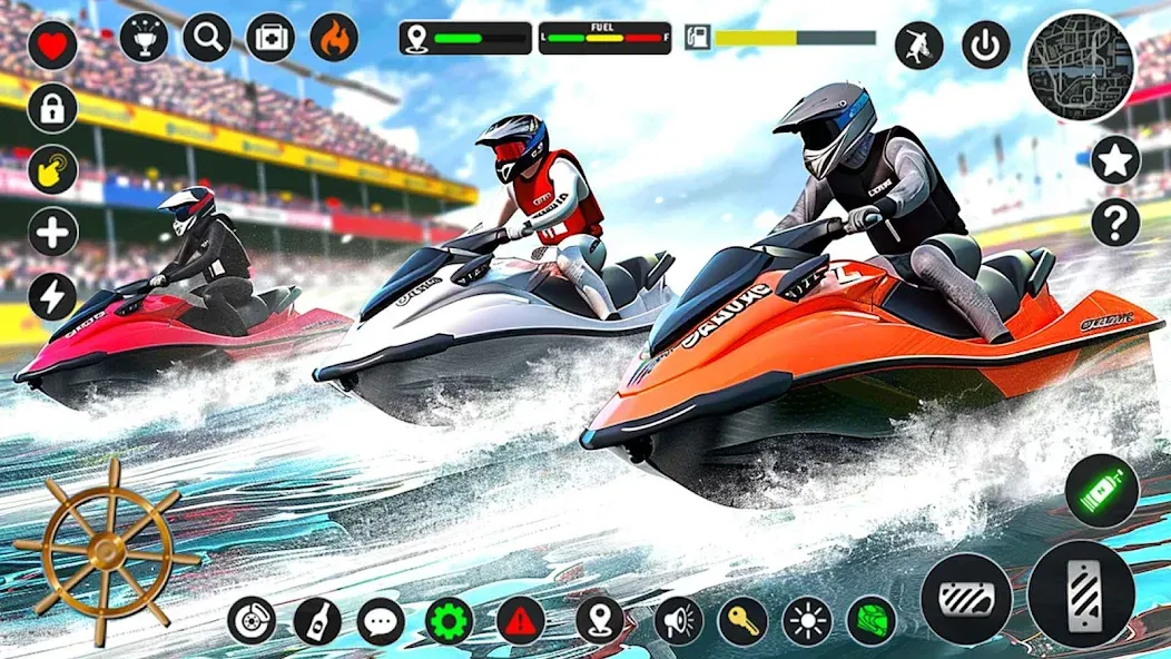 Jetski Boat Racing: Boat Games (Джетски Гонки на лодках)  [МОД Unlimited Money] Screenshot 5