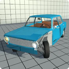 Взлом Simple Car Crash Physics Sim (Симулятор физики простого автомобильного столкновения)  [МОД Unlimited Money] - полная версия apk на Андроид