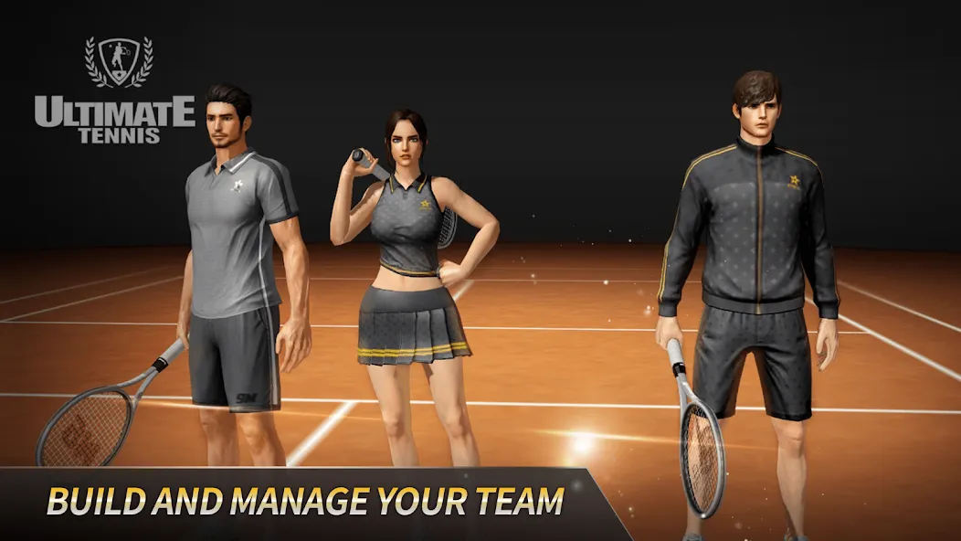 Ultimate Tennis: 3D online spo (Ультимейт Теннис)  [МОД Menu] Screenshot 2