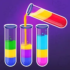 Скачать взлом Color Water Sort Wooden Puzzle (Цвет воды Сорт Вуди Пазл)  [МОД Бесконечные деньги] - последняя версия apk на Андроид