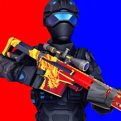 Скачать взлом POLYWAR: 3D FPS online shooter (ПОЛИВАР)  [МОД Mega Pack] - стабильная версия apk на Андроид