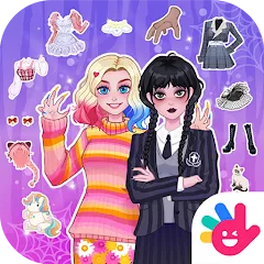 Взломанная YoYa: Dress Up Fashion Girl (ЙоЯ)  [МОД Бесконечные монеты] - полная версия apk на Андроид