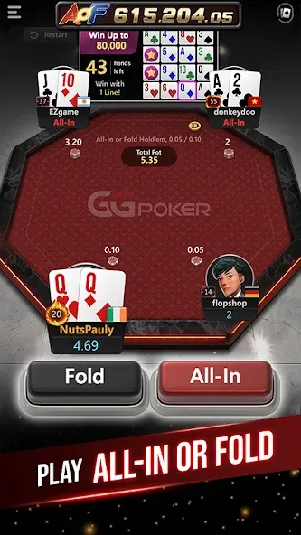 GGPoker UK - Real Online Poker (Покер Великобритания)  [МОД Unlocked] Screenshot 5