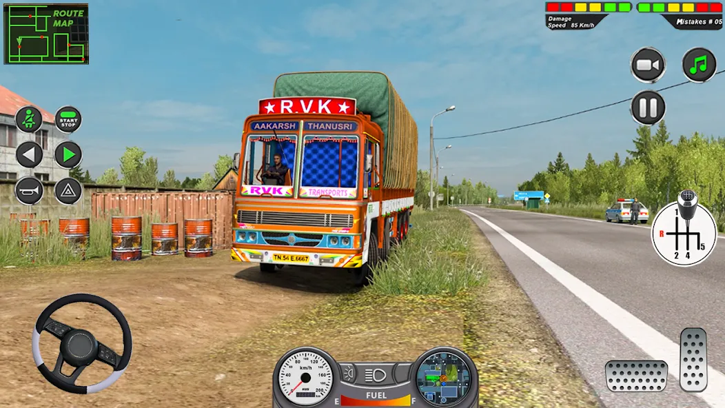 Indian Heavy Truck Delivery 3D  [МОД Menu] Screenshot 5