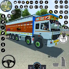 Взломанная Indian Heavy Truck Delivery 3D  [МОД Menu] - полная версия apk на Андроид