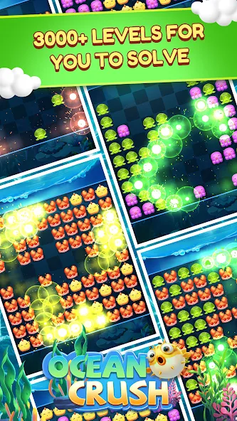 Ocean Crush-Matching Games (Оушен Краш)  [МОД Menu] Screenshot 2