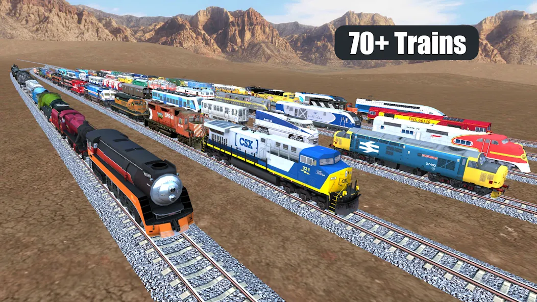 Train Sim (Трейн Сим)  [МОД Menu] Screenshot 1