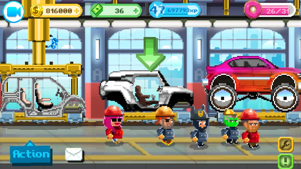 Motor World Car Factory (Мотор Ворлд Кар Фактори)  [МОД Меню] Screenshot 5