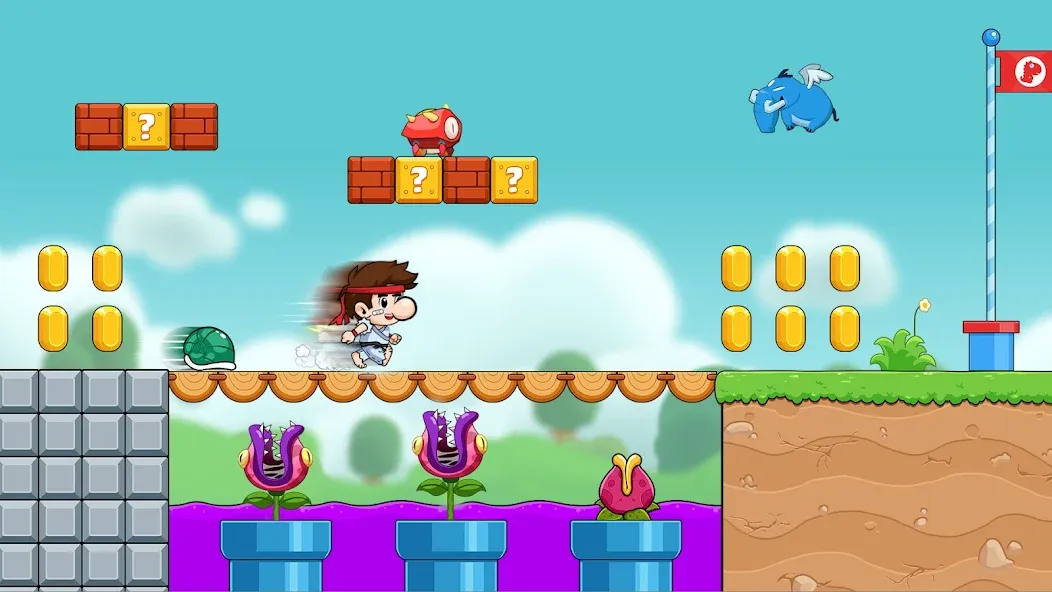 Bean's World Super: Run Games  [МОД Все открыто] Screenshot 4