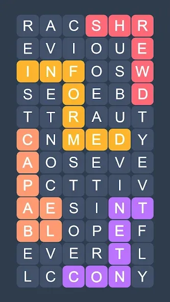 Word Search - Evolution Puzzle  [МОД Unlocked] Screenshot 2