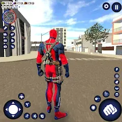 Взлом Miami Rope Hero Spider Game  [МОД Бесконечные монеты] - стабильная версия apk на Андроид