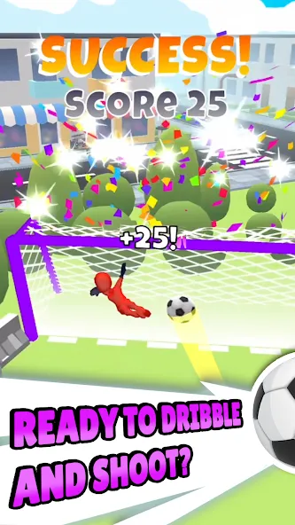 Crazy Kick! Fun Football game  [МОД Все открыто] Screenshot 2