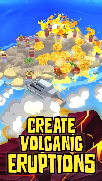 Volcano Island - Sim Game (Вулканический остров)  [МОД Mega Pack] Screenshot 5