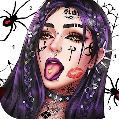 Скачать взломанную Dark, Horror Color by Number  [МОД Меню] - последняя версия apk на Андроид