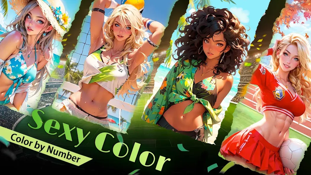 Adult Sexy Coloring Games  [МОД Бесконечные монеты] Screenshot 3