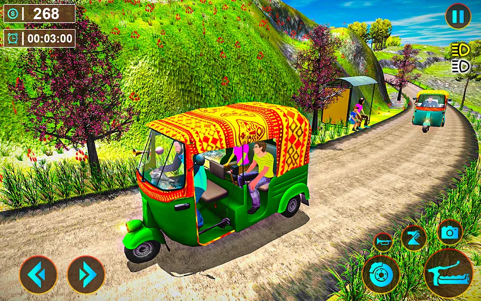 Tuk Tuk Offroad Auto Rickshaw (Тук Тук оффроуд автомобильный рикша)  [МОД Все открыто] Screenshot 2