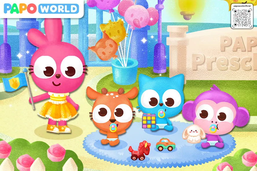 Papo Town Preschool  [МОД Unlimited Money] Screenshot 5