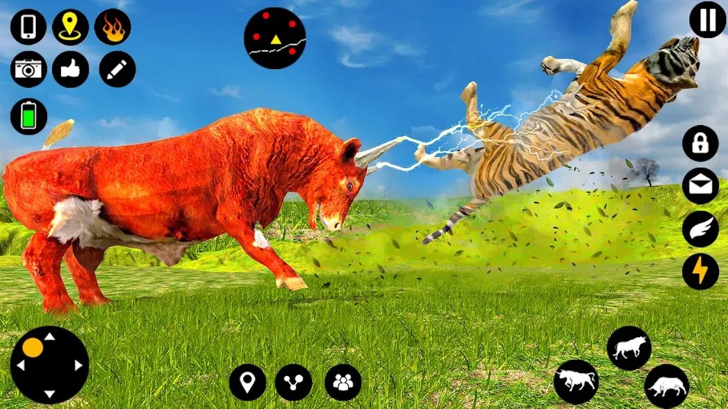 Angry Bull Attack Fight Games (Ангри Булл Атак Файт Геймс)  [МОД Бесконечные деньги] Screenshot 2