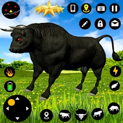 Взлом Angry Bull Attack Fight Games (Ангри Булл Атак Файт Геймс)  [МОД Бесконечные деньги] - полная версия apk на Андроид