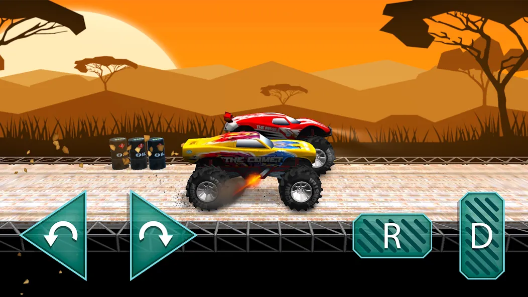 Monster truck: Extreme racing  [МОД Все открыто] Screenshot 4