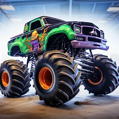 Скачать взлом Monster truck: Extreme racing  [МОД Все открыто] - стабильная версия apk на Андроид