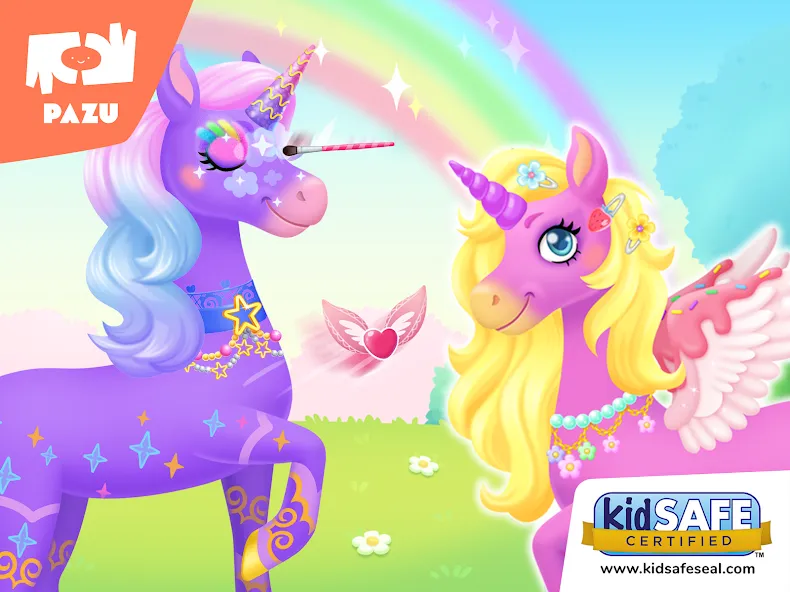 My Unicorn dress up for kids  [МОД Все открыто] Screenshot 5