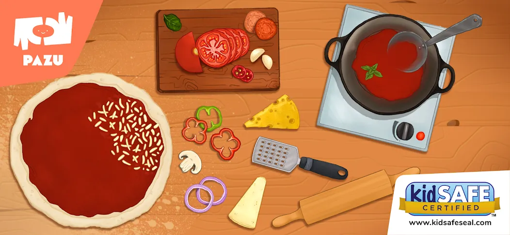 Pizza maker cooking games  [МОД Mega Pack] Screenshot 1