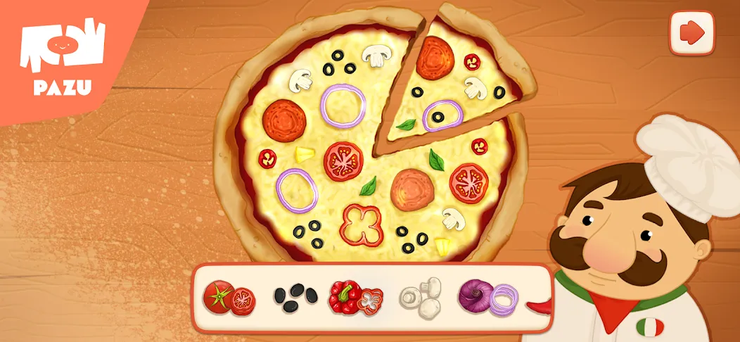 Pizza maker cooking games  [МОД Mega Pack] Screenshot 5