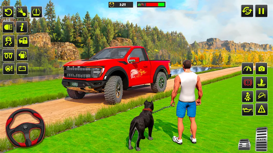 Offroad 4x4 Jeep Driving Game  [МОД Все открыто] Screenshot 1