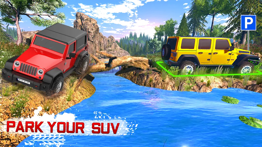 Offroad 4x4 Jeep Driving Game  [МОД Все открыто] Screenshot 4