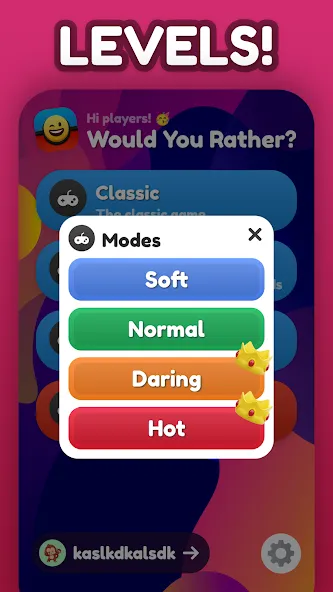 Would You Rather ?  [МОД Меню] Screenshot 4