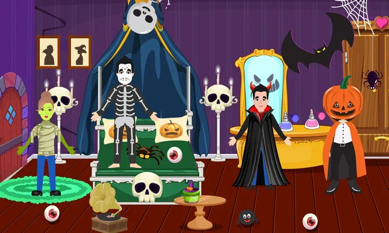 Pretend Play Halloween Party (Претендуй на Хэллоуинскую вечеринку)  [МОД Menu] Screenshot 3