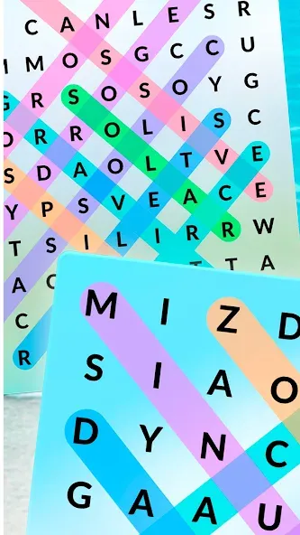 Wordscapes Search (Вордскейпс Серч)  [МОД Бесконечные монеты] Screenshot 1