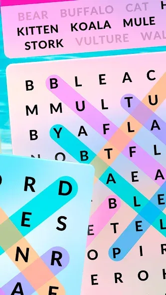 Wordscapes Search (Вордскейпс Серч)  [МОД Бесконечные монеты] Screenshot 2