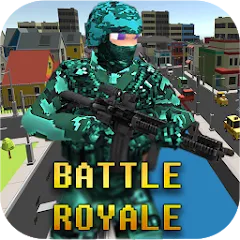 Скачать взломанную Pixel Combat: Battle Royale (Пиксельный бой)  [МОД Бесконечные монеты] - стабильная версия apk на Андроид