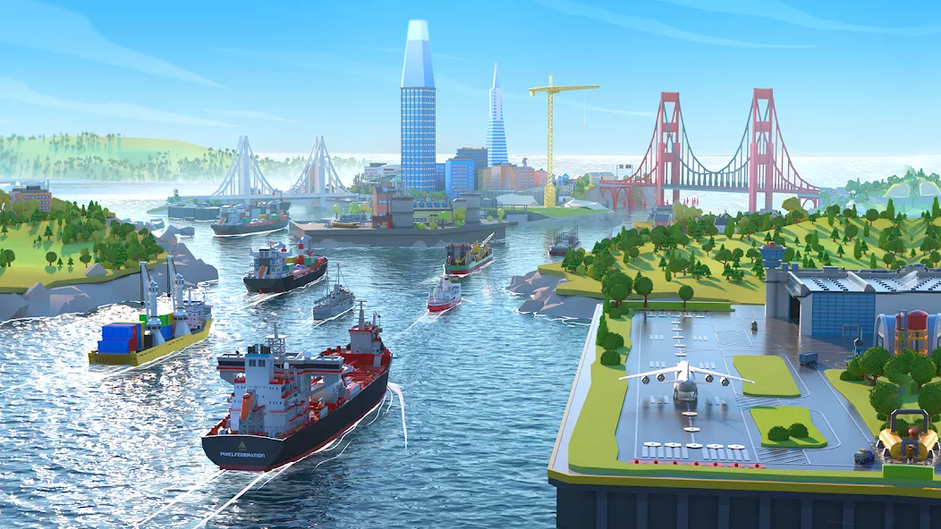 Port City: Ship Tycoon (Порт Сити)  [МОД Все открыто] Screenshot 5