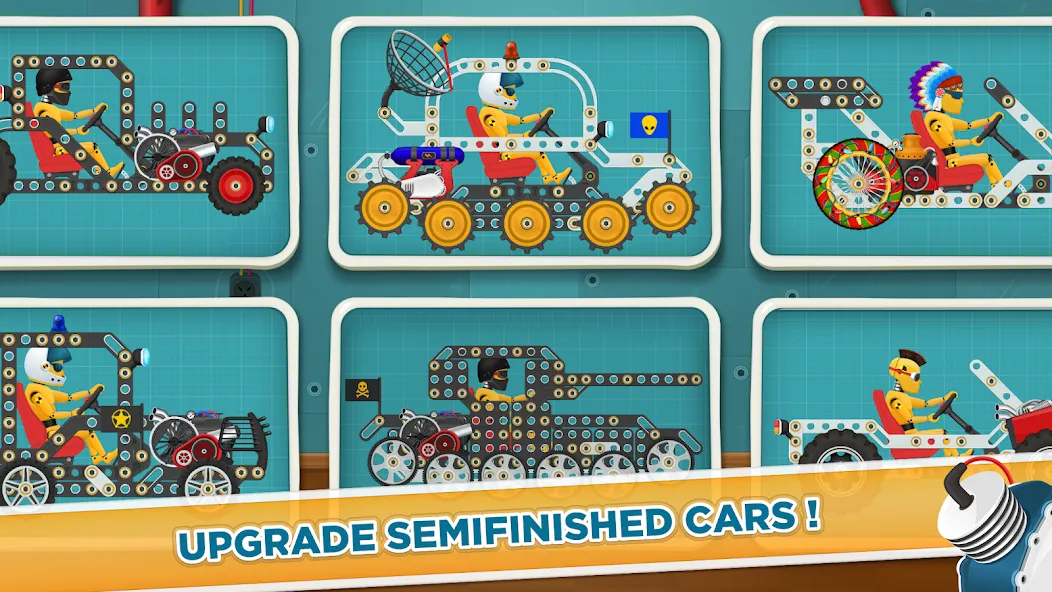 Car Builder & Racing for Kids  [МОД Бесконечные деньги] Screenshot 2