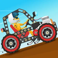 Взломанная Car Builder & Racing for Kids  [МОД Бесконечные деньги] - полная версия apk на Андроид