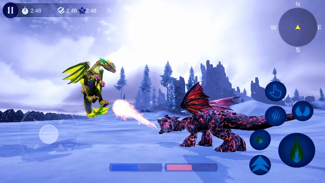 Magical Dragon Flight Games 3D  [МОД Все открыто] Screenshot 4