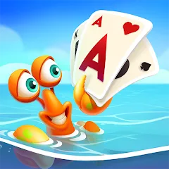 Взлом Undersea Solitaire Tripeaks (Андерси Солитэр Трипикс)  [МОД Много денег] - полная версия apk на Андроид