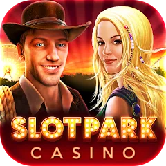 Скачать взломанную Slotpark - Online Casino Games  [МОД Mega Pack] - последняя версия apk на Андроид