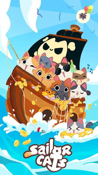 Sailor Cats (эйлор Кэтс)  [МОД Unlocked] Screenshot 2