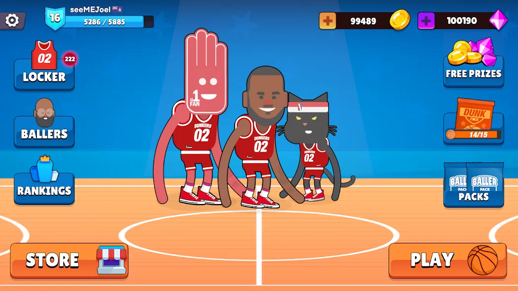Dunkers 2 (Данкерс 2)  [МОД Все открыто] Screenshot 1