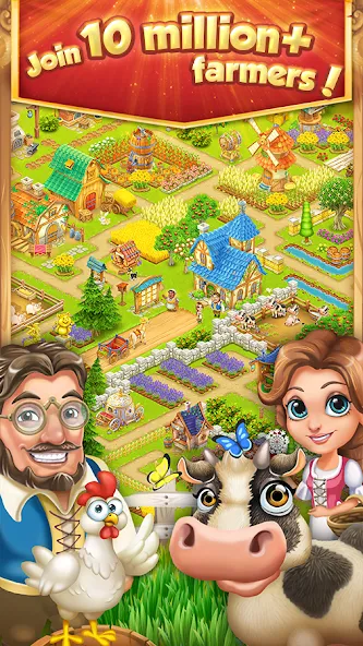 Village and Farm (Вилладж энд Фарм)  [МОД Unlimited Money] Screenshot 1